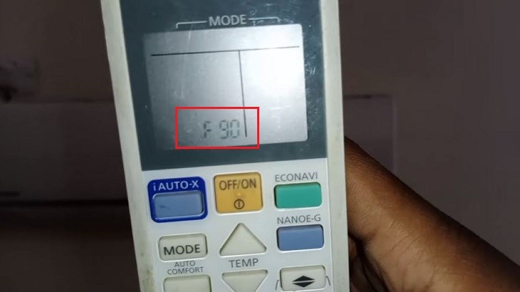 Sửa lỗi F90 điều hoà Panasonic nhanh chóng tại nhà trong 10 phút