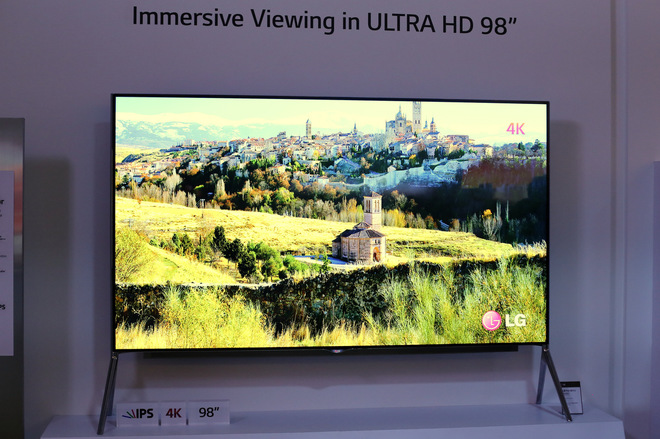 LG ra TV 4K gần 100 inch dáng mỏng