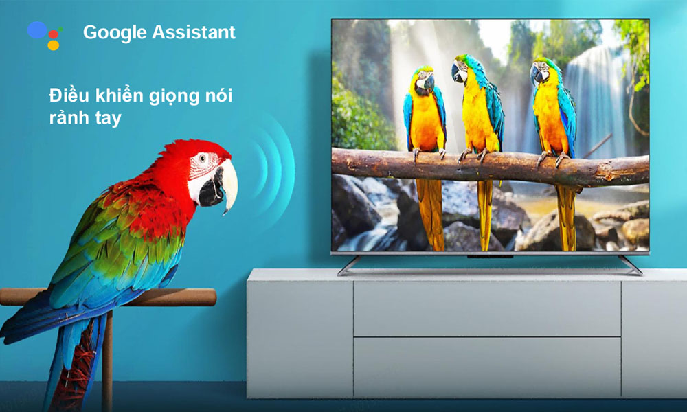 Tivi TCL 65P8K giá rẻ với tính năng điều khiển giọng nói thông minh Google Assistant