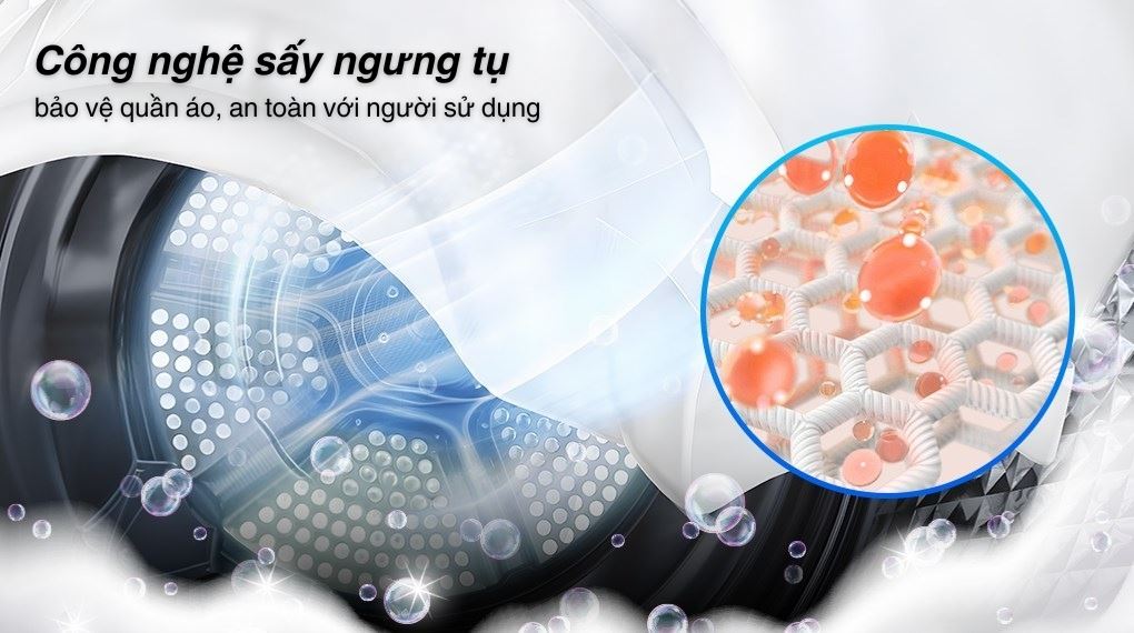 Máy giặt LG – Sấy ngưng tụ tiện lợi, phù hợp mọi không gian sống