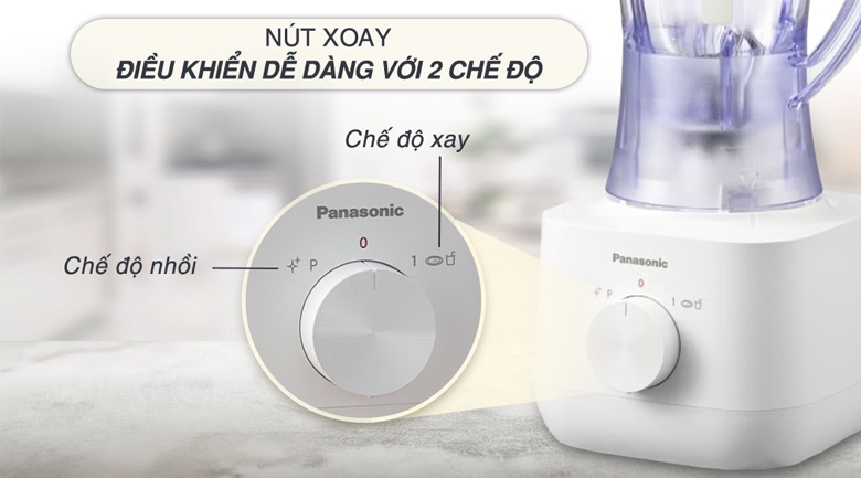 Bảng điều khiển trực quan dễ sử dụng trên Máy xay sinh tố Panasonic
