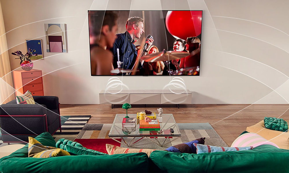 Tivi LG giá rẻ mang đến âm thanh sống động với α8 AI Sound Pro