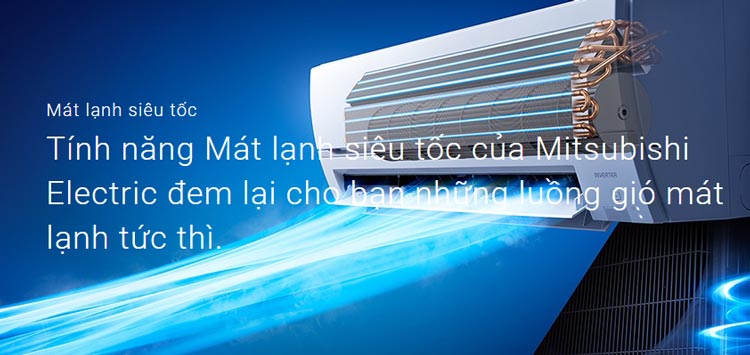 Điều hòa Mitsubishi MS-JS25VF – Làm lạnh siêu tốc trong 2 phút