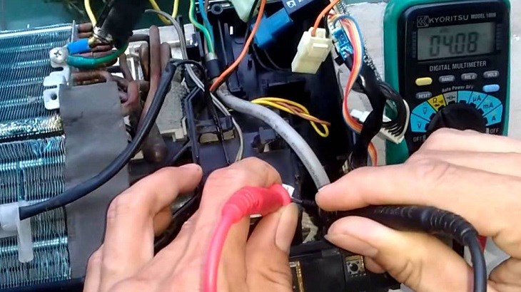 Cách kiểm tra cảm biến nhiệt độ khi điều hòa Nagakawa báo lỗi F3