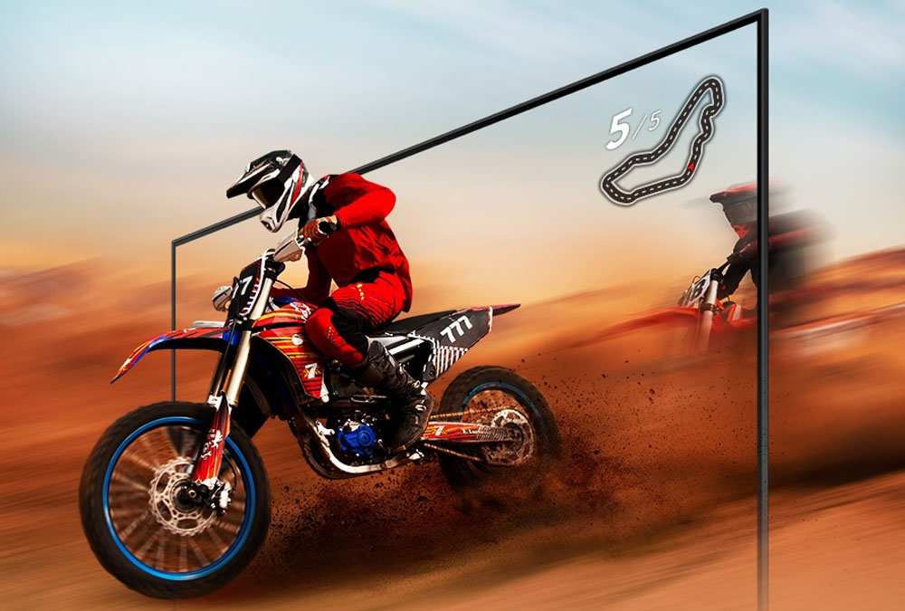 Smart Tivi QLED Samsung QA75Q7FA 75 inch 4K giá rẻ – Chuyển Động Mượt Mà Với Motion Xcelerator