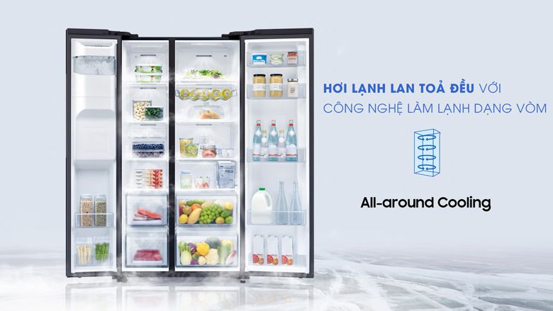 Tủ lạnh Samsung giá rẻ với công nghệ làm lạnh vòm toàn diện