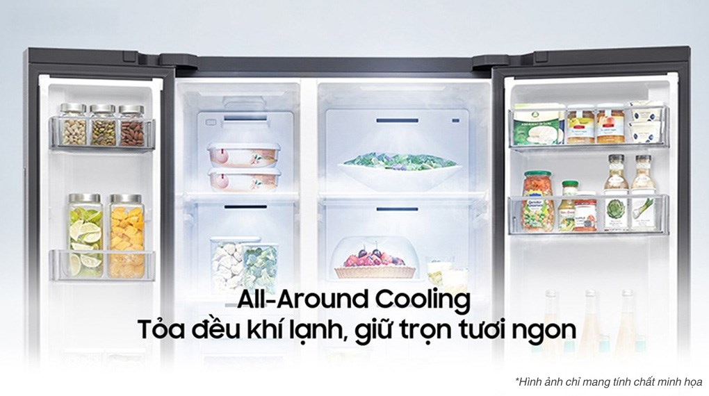 Công nghệ làm lạnh vượt trội trên Tủ lạnh Samsung RS90F65D2FSV