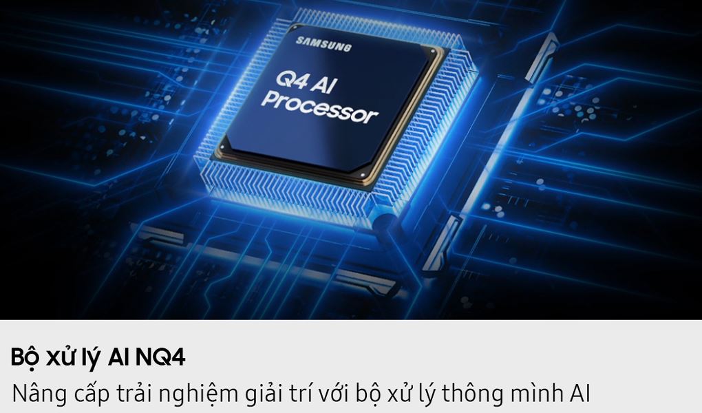 Smart Tivi Samsung QA43Q7FA 43 inch 4K – Nâng tầm hiển thị với bộ xử lý Q4 AI Processor
