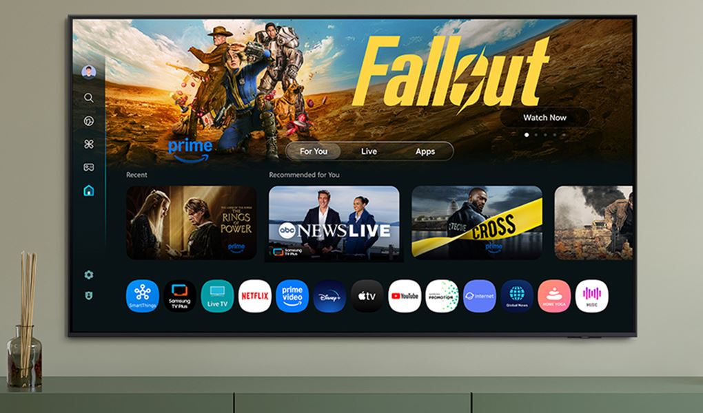 Tivi Samsung QA43Q7FA giá rẻ – Hệ điều hành Tizen™ thông minh, dễ sử dụng