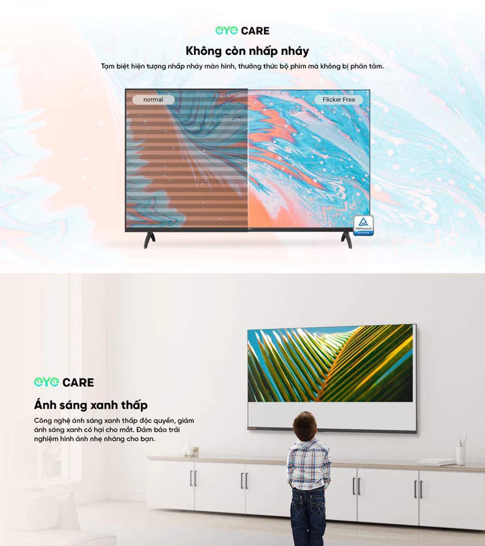 Tivi Coocaa – Hình ảnh sắc nét, màu sắc sống động như thật