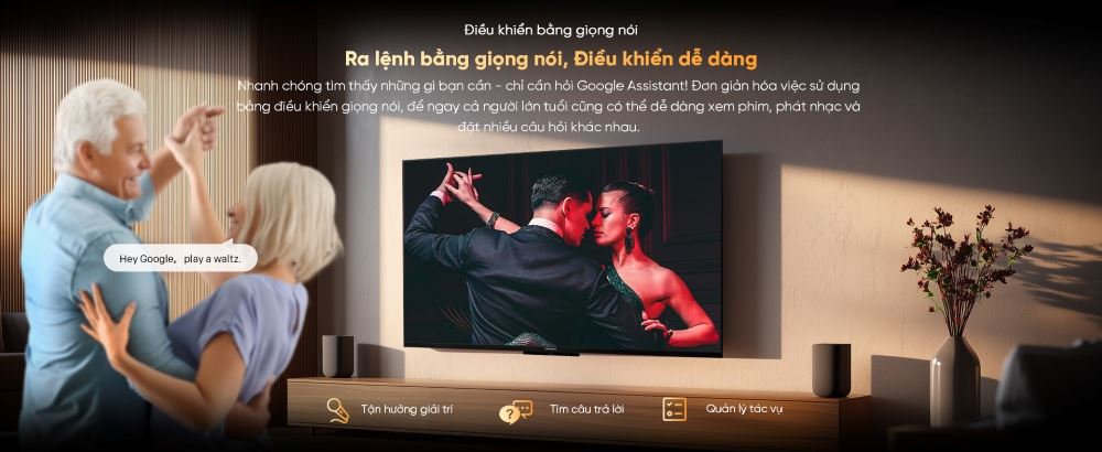 Google Tivi Coocaa 65Y84 giá rẻ – Tiện ích thông minh, dễ dùng mỗi ngày