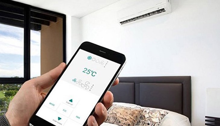 Hướng dẫn bật điều hòa Nagakawa bằng điện thoại