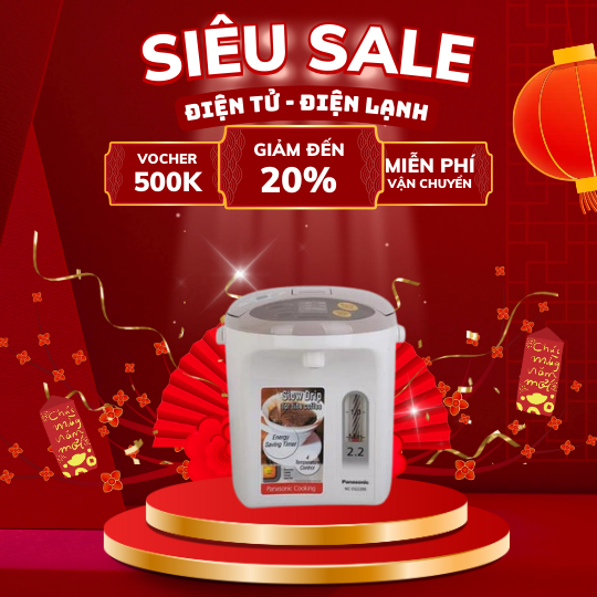 Bình thủy điện Panasonic 2.2 Lít NC-EG2200CSY