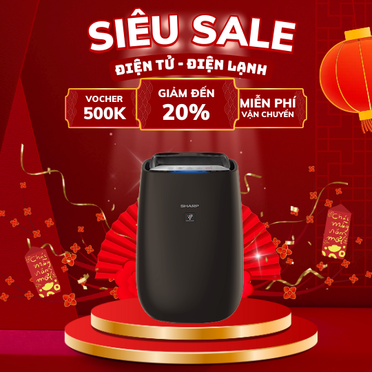 Máy lọc không khí Sharp FP-J50V-H 40m2