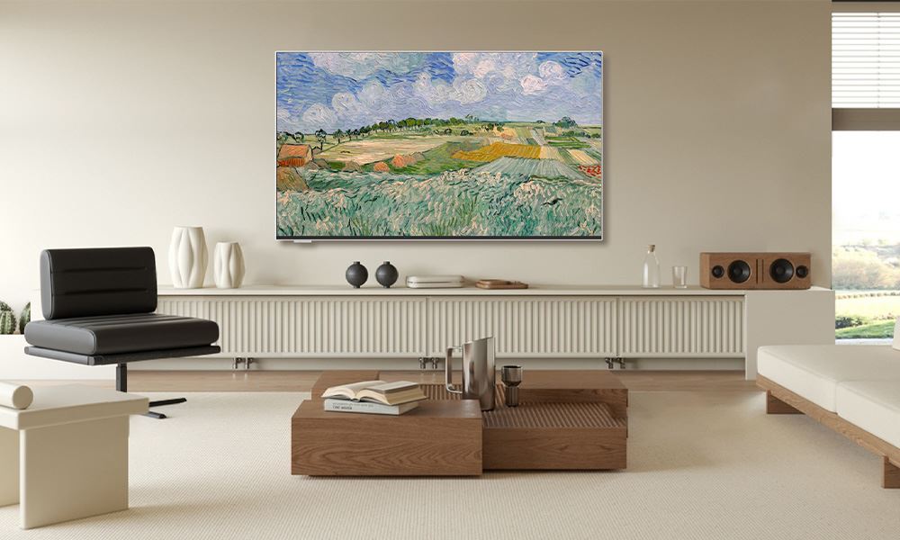 Thiết kế khung tranh hiện đại của Google Tivi Coocaa 65LN7000G 65 inch 4K