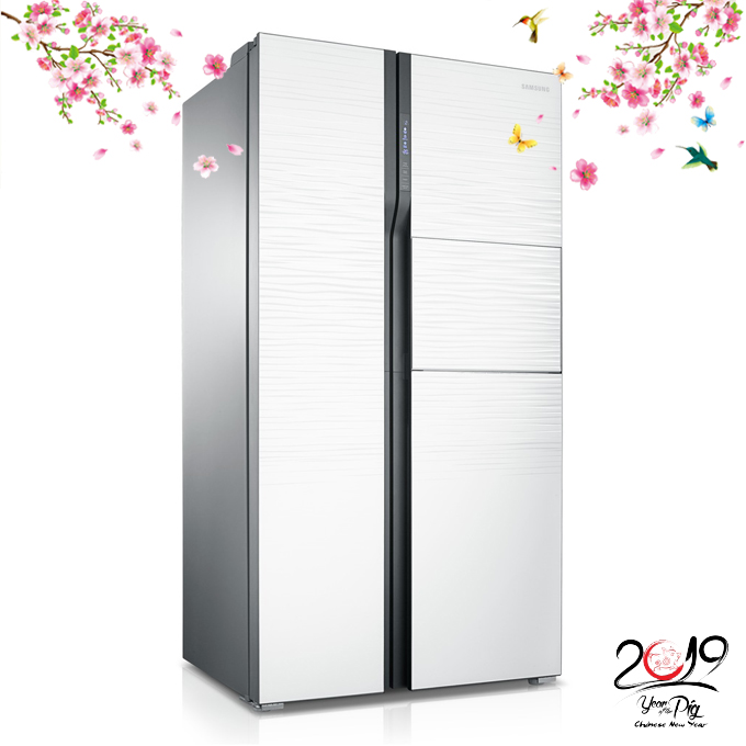 Tủ lạnh SBS Samsung RS554NRUA1J/SV 543 lít