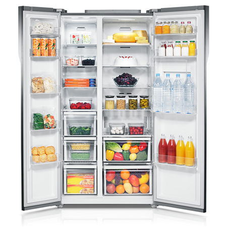 Tủ lạnh SBS Samsung RS554NRUA1J/SV 543 lít